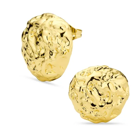 øredobber i forgylt messing - Eliné