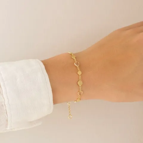 armbånd i forgylt messing - Eliné