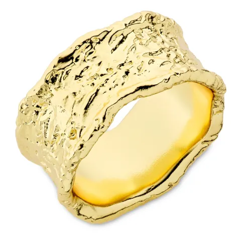 ring i forgylt messing - Eliné