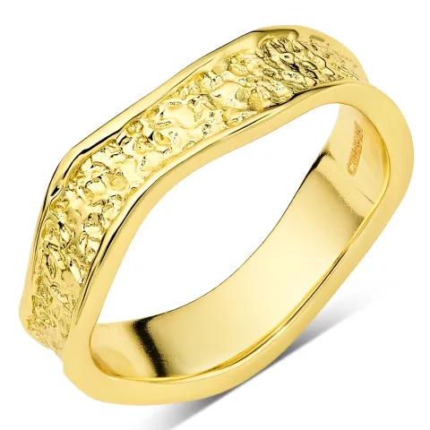 ring i forgylt messing - Eliné