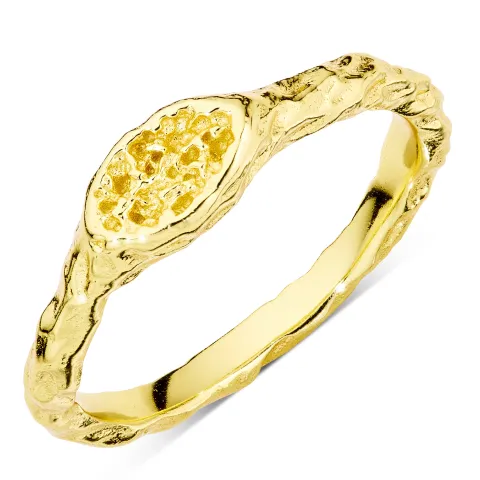 ring i forgylt messing - Eliné