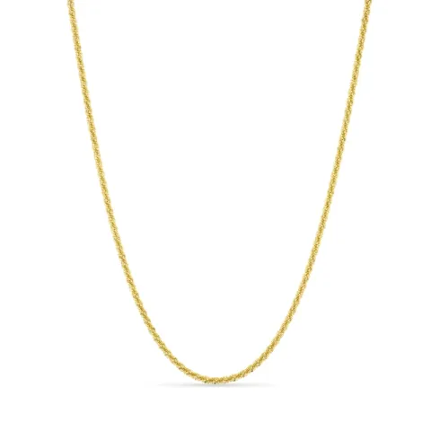 vanntett halskjede i forgylt stål 38 + 5 cm x 2 mm  - OCEANA