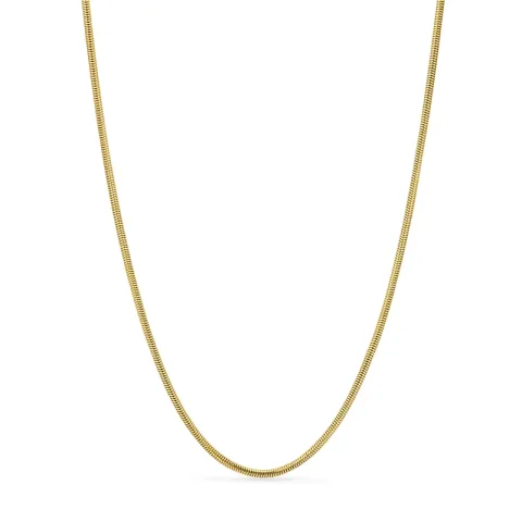 vanntett halskjede i forgylt stål - OCEANA