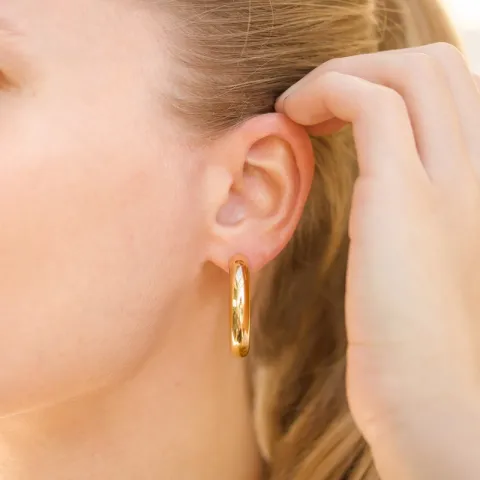 6 x 32 mm vanntette halvcreol i forgylt stål - OCEANA