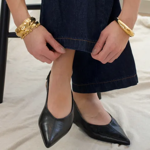 vanntett armring i forgylt stål - OCEANA