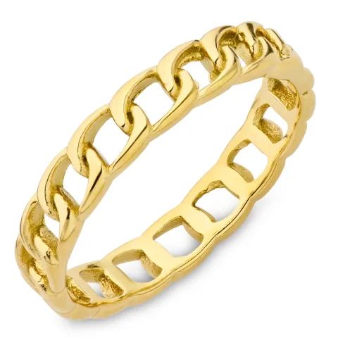 vanntett ring i forgylt stål - OCEANA