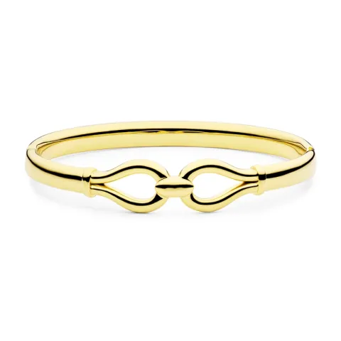 vanntett infinity armring i forgylt stål - OCEANA