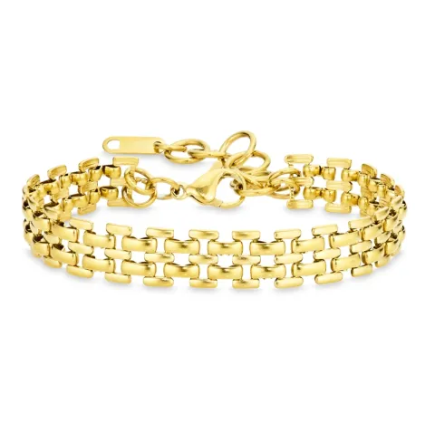 vanntett armbånd i forgylt stål - OCEANA