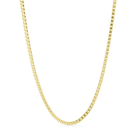 vanntett halskjede i forgylt stål - OCEANA