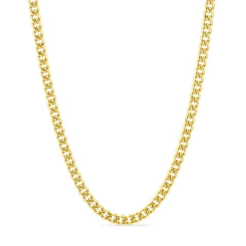 vanntett halskjede i forgylt stål - OCEANA