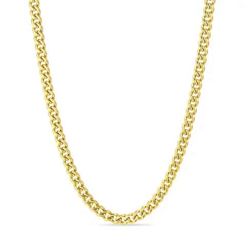 vanntett halskjede i forgylt stål - OCEANA