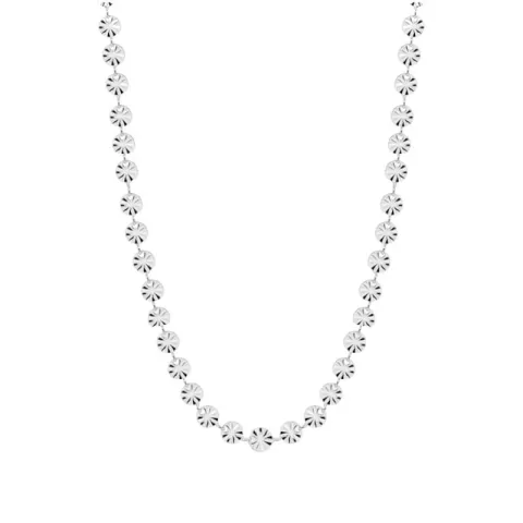 vanntett rund halskjede i stål - OCEANA