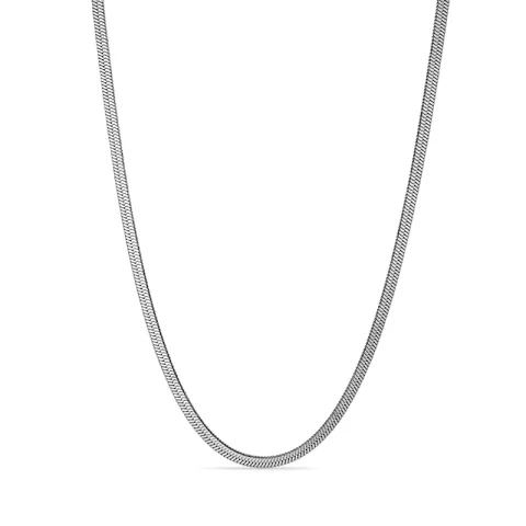 vanntett halskjede i stål 40 + 5 cm x 3 mm  - OCEANA