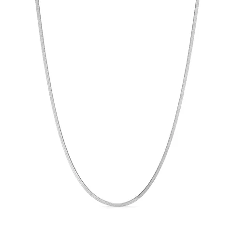 vanntett halskjede i stål 39 + 8 cm x 2 mm  - OCEANA