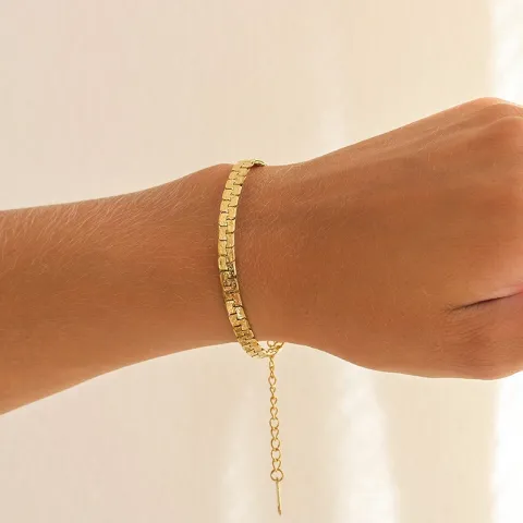 vanntett armbånd i forgylt stål  x 4,6 mm  - OCEANA