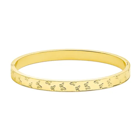 vanntett armring i forgylt stål 60 mm x 5,8 mm  - OCEANA