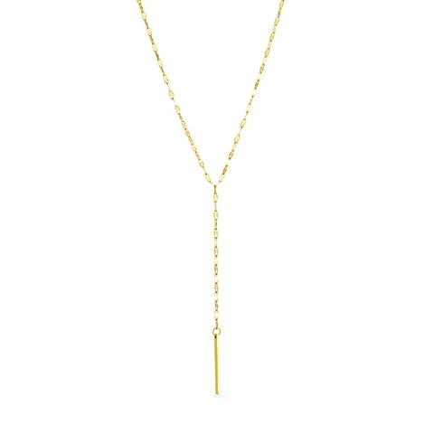 vanntett halskjede i forgylt stål - OCEANA