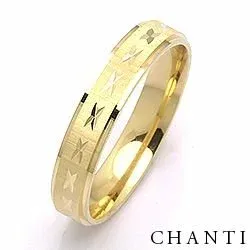 Giftering i 14 karat gull