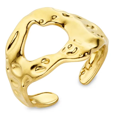 vanntett ring i forgylt stål - OCEANA