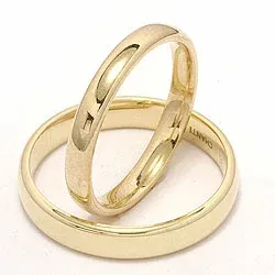 Gifteringer i 9 karat gull