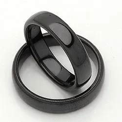 Gifteringer i svart stål