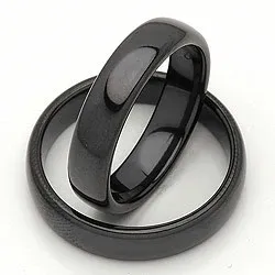 Gifteringer i svart stål