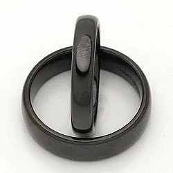 Gifteringer i svart stål