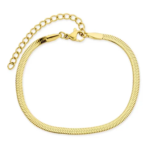 vanntett slangearmbånd i forgylt stål  x 3 mm  - OCEANA