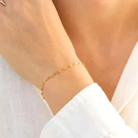 vanntett armbånd i forgylt stål  x 2 mm  - OCEANA