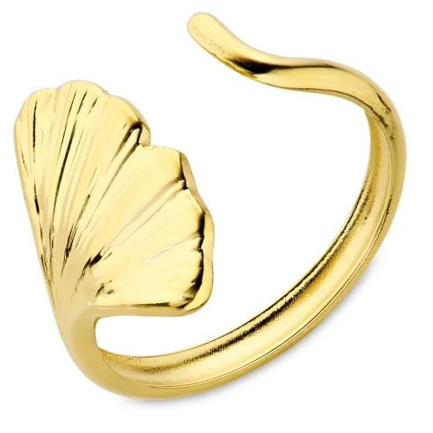 vanntett justerbar ring i forgylt stål - OCEANA