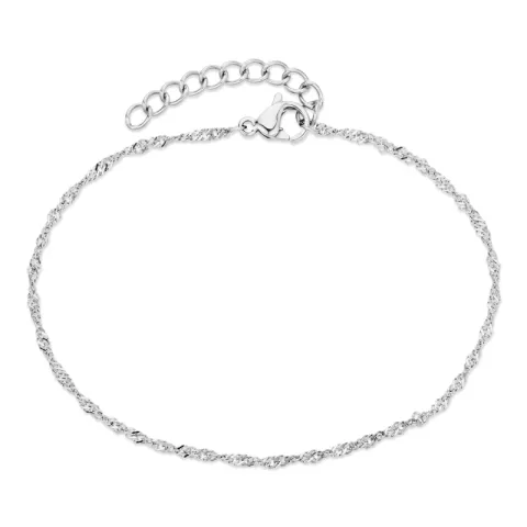 vanntett singapore armbånd i stål  x 1,5 mm  - OCEANA