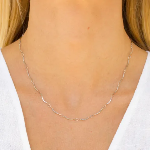 vanntett halskjede i stål  x 1,0 mm  - OCEANA