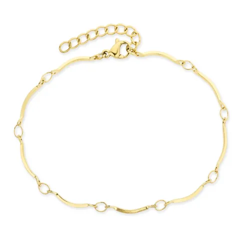 vanntett armbånd i forgylt stål  x 1,0 mm  - OCEANA