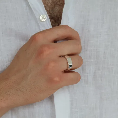 vanntett ring i stål