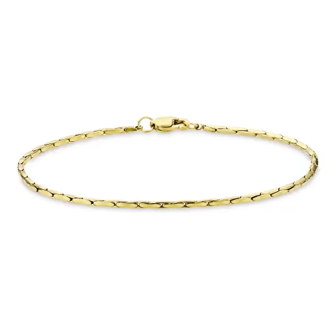 vanntett armbånd i forgylt stål  x 1,5 mm 