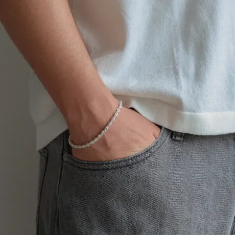 vanntett armbånd i stål  x 3,50 mm 
