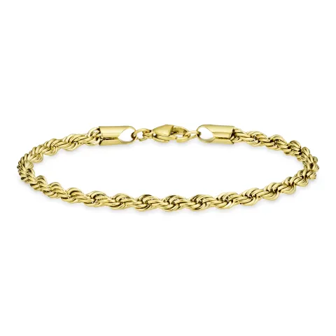 vanntett armbånd i forgylt stål  x 3,50 mm 