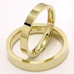 Gifteringer i 9 karat gull