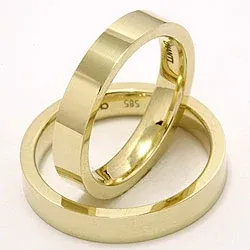 Gifteringer i 9 karat gull