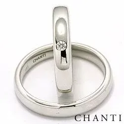 ovale diamant gifteringer i 14 karat hvitt gull 1 x 0,05 ct - par