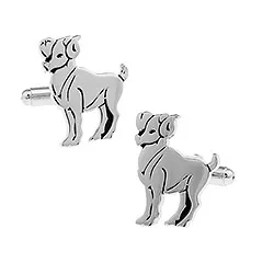 Væren stjernetegnet mansjettknapper i Rustfritt stål