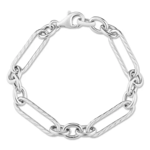 figaroarmbånd i sølv x 7,1 mm