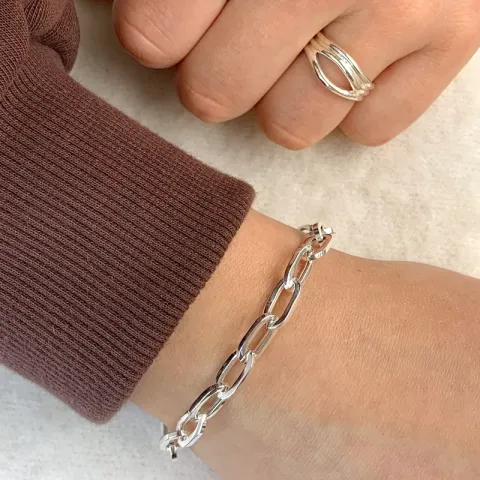 ankerarmbånd i sølv x 6,7 mm