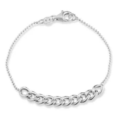 panserarmbånd i sølv 17, 18cm x 5,8 mm