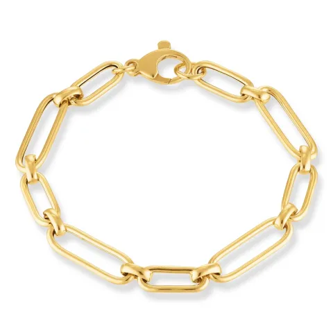 armbånd i forgylt sølv  x 6,3 mm