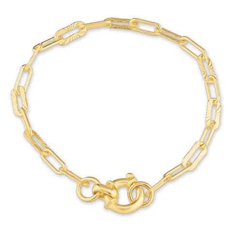 armbånd i forgylt sølv  x 4,1 mm