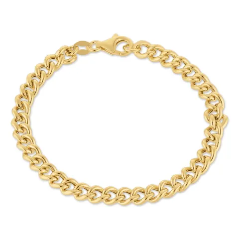 panserarmbånd i forgylt sølv x 5,3 mm
