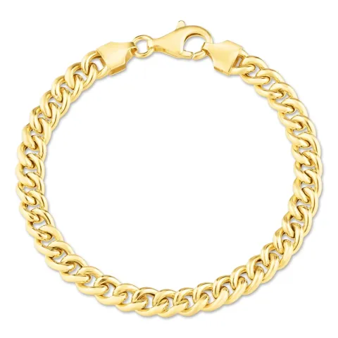 panserarmbånd i forgylt sølv x 5,7 mm