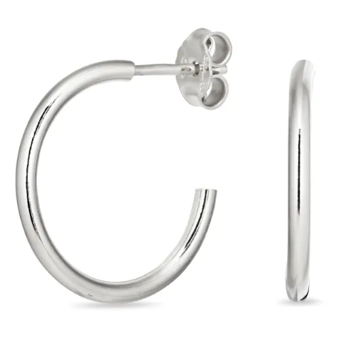 20 mm halvcreol i sølv