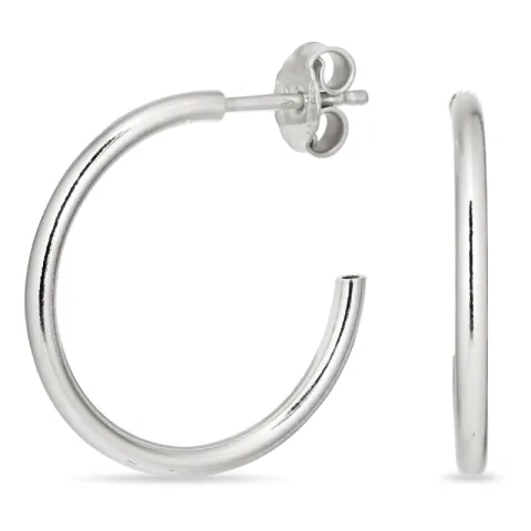 22 mm halvcreol i sølv